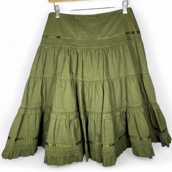 The Limited Dresses & Skirts - The Limited Forest Green A-Line Skirt excellent condition Size 0